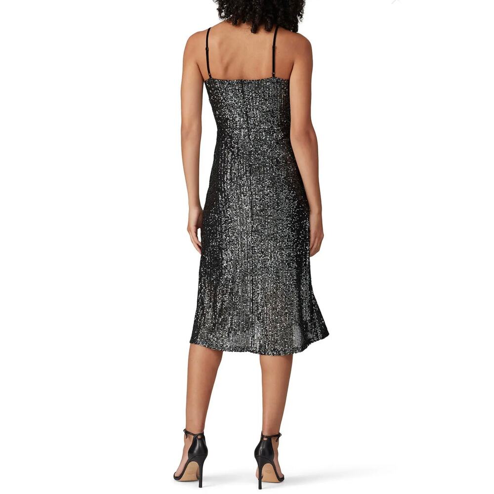 Cupcakes & Cashmere Joelle Sequin Tulip Dress Size XS Black - Picture 2 of 11